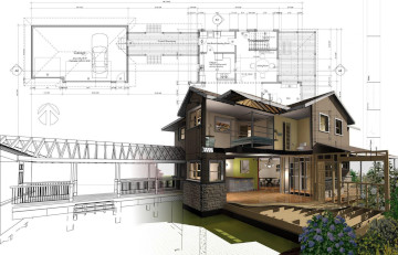Дизайн 3Д дома, план работ, предсказуемость строительства