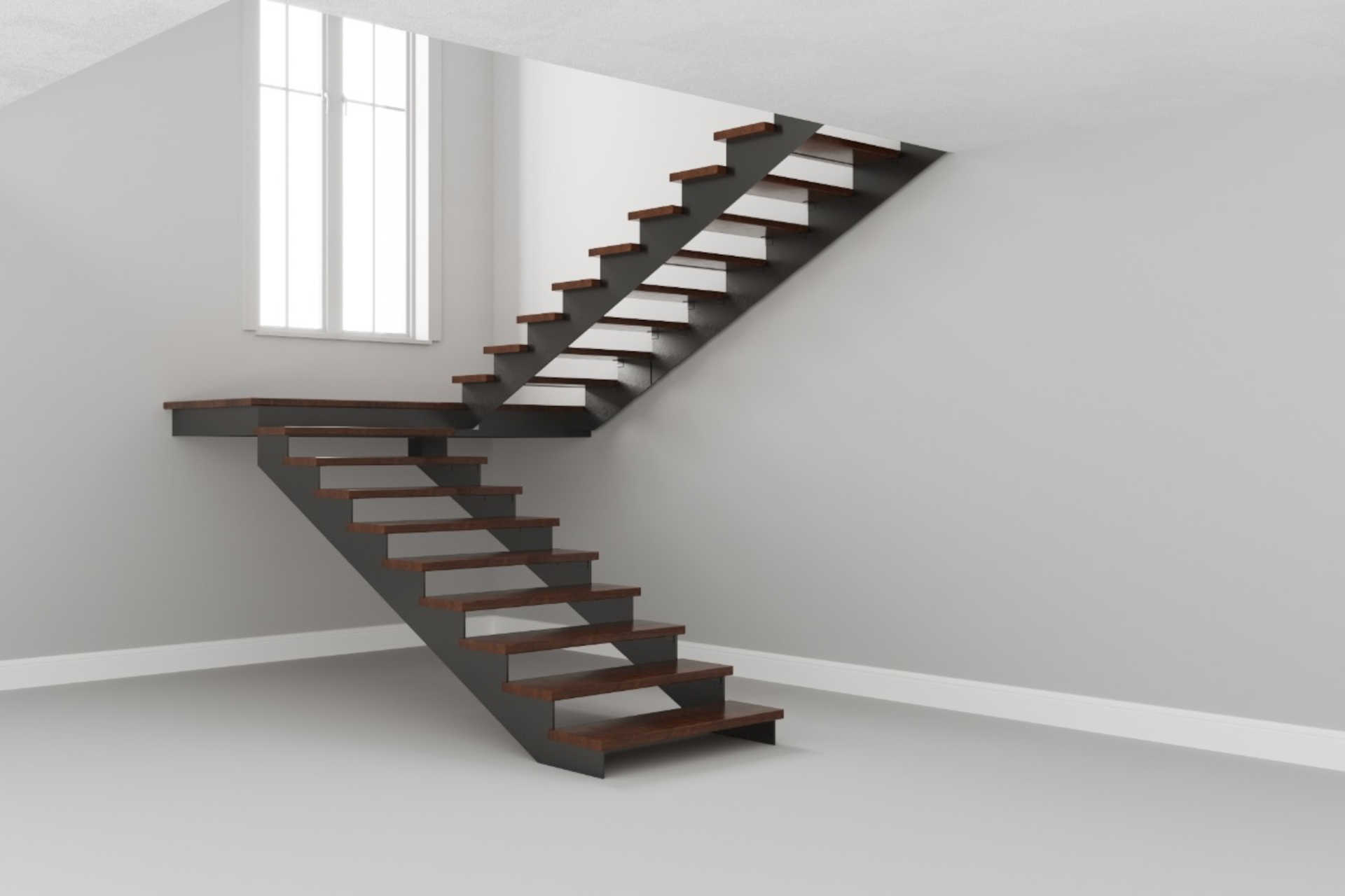 16 различных типов лестниц (коммерческая, промышленная и домашняя архитектура)
